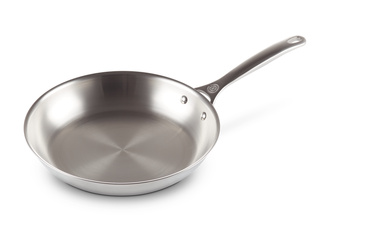 Signature Stainless Steel Uncoated Shallow Frying Pan Le Creuset Ie