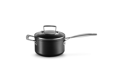 Toughened Non-Stick Saucepan with Glass Lid and Helper Handle