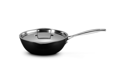 Toughened Non-Stick Chef's Pan with Pouring Spouts