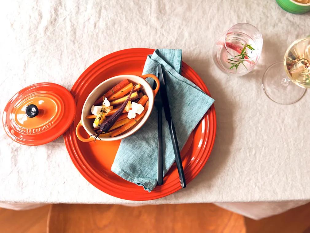 Colourful Carrots with Goat's Cheese