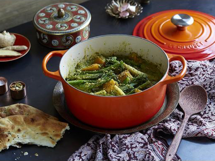 Vegetable, Pistachio and Black Pepper Curry