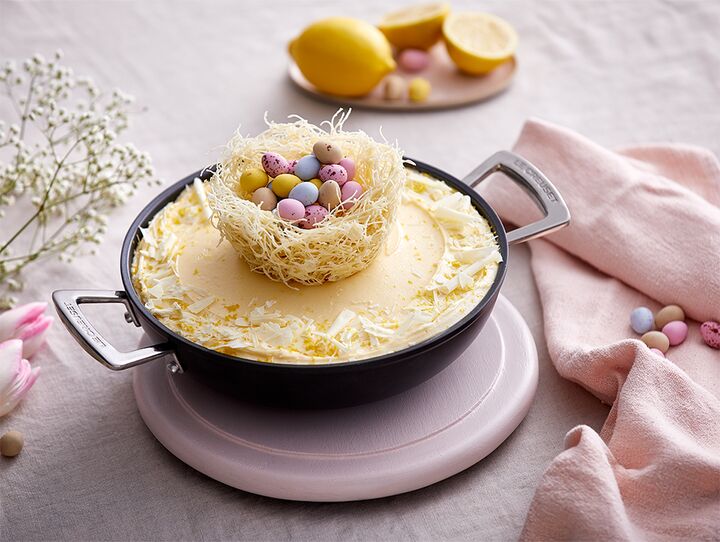White Chocolate & Lemon Easter Nest Cake