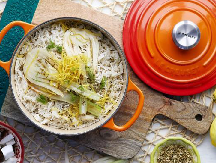 Fennel, Lemon and Coconut Rice