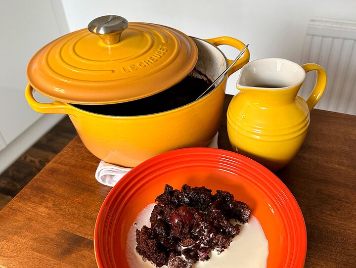 Cherry & Chocolate Self Saucing Pudding