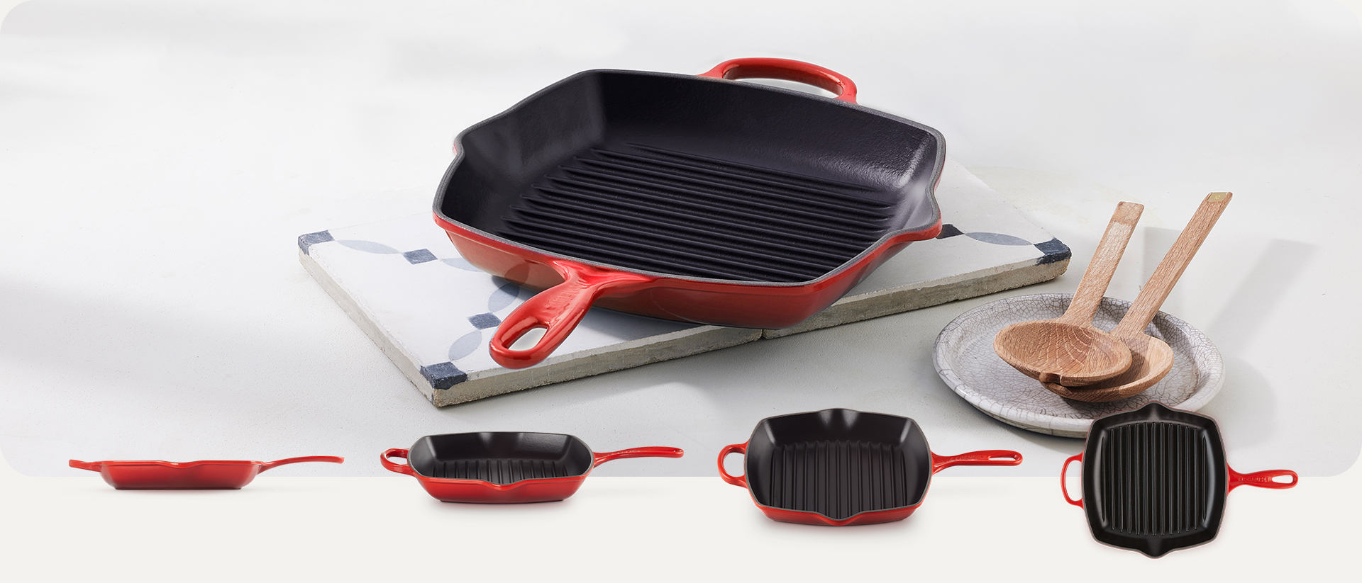 Le Creuset's Cast Iron Grill Will Satisfy Your Cookout Cravings Indoors