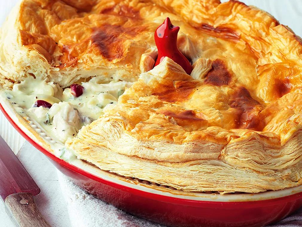 Chicken, Cranberry and White Stilton Pie